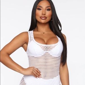 Brand New Fashion Nova White Coverup